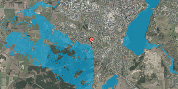 Oversvømmelsesrisiko fra vandløb på Liseborg Hegn 10B, st. 9, 8800 Viborg