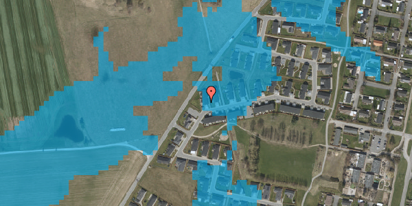Oversvømmelsesrisiko fra vandløb på Møllemoseparken 119, 3450 Allerød
