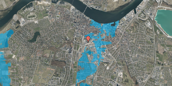 Oversvømmelsesrisiko fra vandløb på Godsbanen 63, 5. 5, 9000 Aalborg