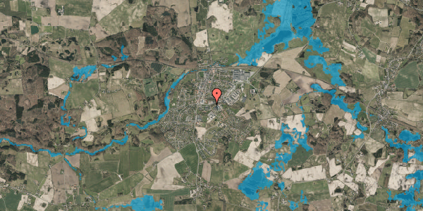 Oversvømmelsesrisiko fra vandløb på Indre Ringvej 10, 5560 Aarup