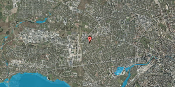 Oversvømmelsesrisiko fra vandløb på Ryhaven 61C, 8210 Aarhus V