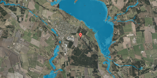 Oversvømmelsesrisiko fra vandløb på Fundervej 56B, 7442 Engesvang