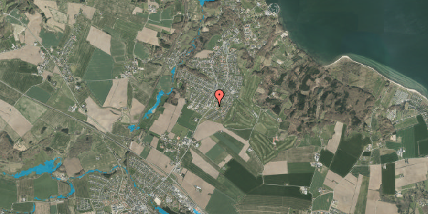 Oversvømmelsesrisiko fra vandløb på Rønnevang 1B, st. 4, 7080 Børkop