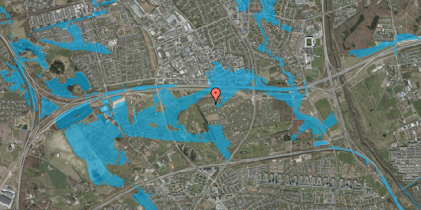 Oversvømmelsesrisiko fra vandløb på Syvvejen 7, 2605 Brøndby