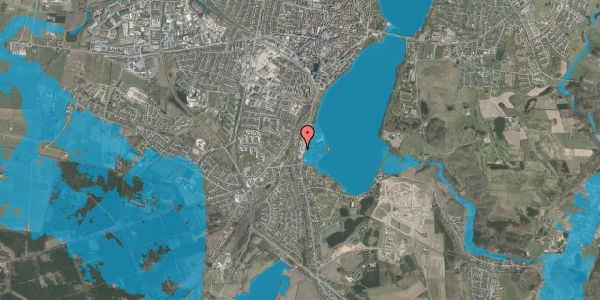 Oversvømmelsesrisiko fra vandløb på Sønæshave 23, 8800 Viborg