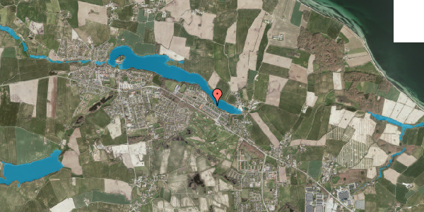 Oversvømmelsesrisiko fra vandløb på Svanestien 33, 6430 Nordborg