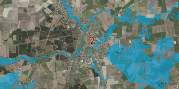Oversvømmelsesrisiko fra vandløb på Storegade 13D, 6240 Løgumkloster
