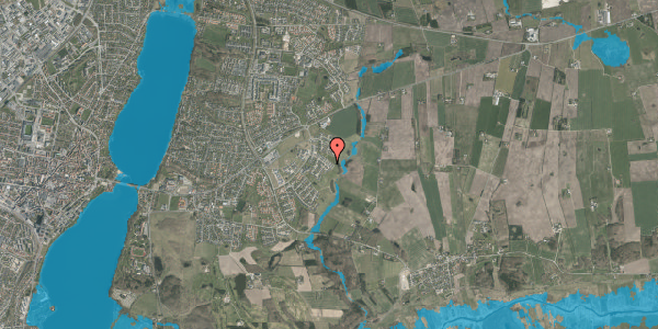 Oversvømmelsesrisiko fra vandløb på Asmild Eng 55, 8800 Viborg