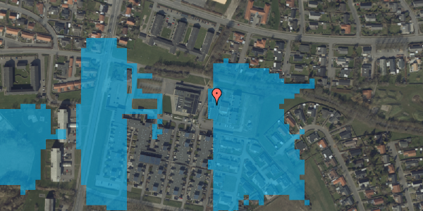 Oversvømmelsesrisiko fra vandløb på Solglimt 6, 1. 85, 6400 Sønderborg