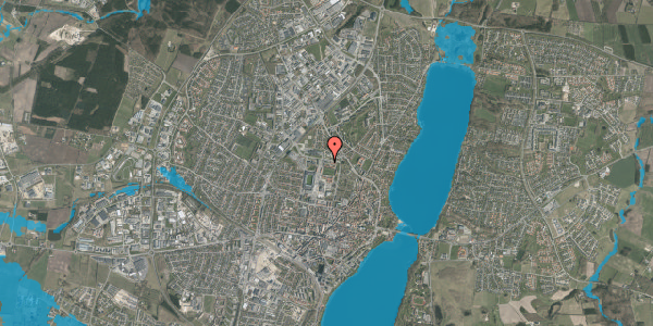 Oversvømmelsesrisiko fra vandløb på Ammunitionsvej 6, 8800 Viborg