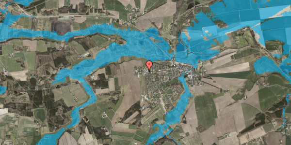 Oversvømmelsesrisiko fra vandløb på Bugtrupvej 41, . 11, 8560 Kolind