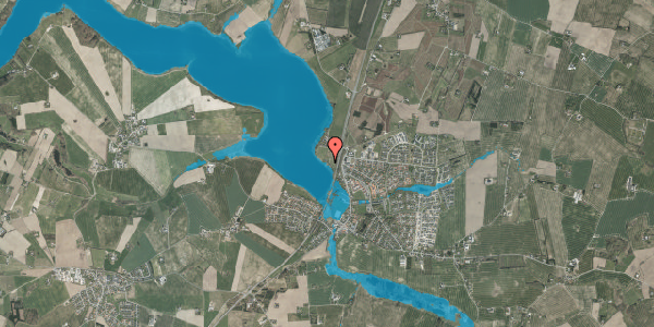 Oversvømmelsesrisiko fra vandløb på Søvangsvej 1C, 8355 Solbjerg