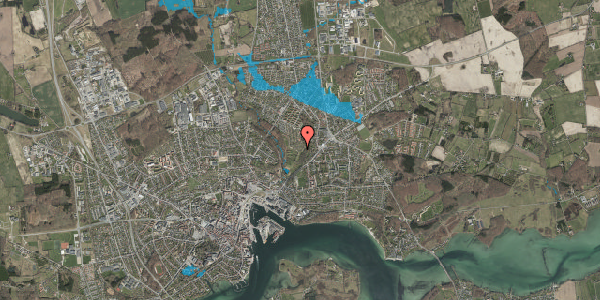 Oversvømmelsesrisiko fra vandløb på Hesteskoen 43, 5700 Svendborg