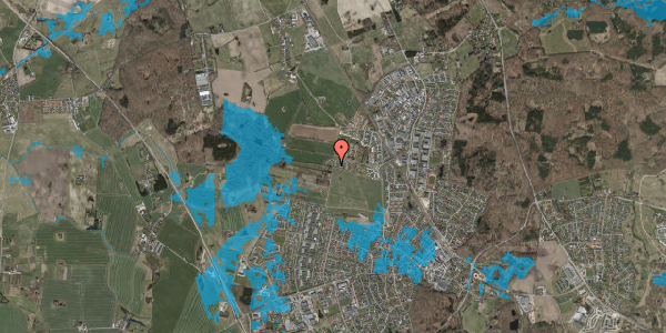 Oversvømmelsesrisiko fra vandløb på Enghave Park 114, 3450 Allerød