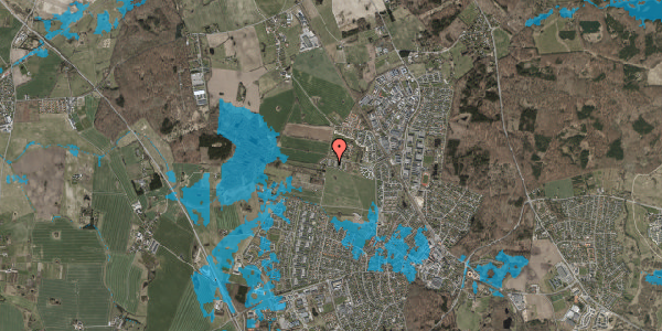 Oversvømmelsesrisiko fra vandløb på Enghave Park 140, 3450 Allerød