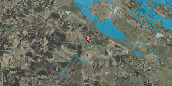 Oversvømmelsesrisiko fra vandløb på Foldbakvej 7, 9870 Sindal