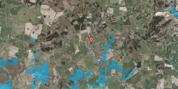 Oversvømmelsesrisiko fra vandløb på Holbækvej 14A, 4340 Tølløse