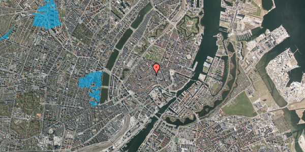 Oversvømmelsesrisiko fra vandløb på Valkendorfsgade 9, 4. th, 1151 København K