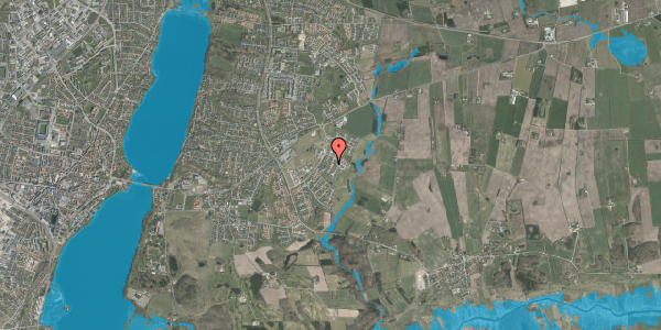 Oversvømmelsesrisiko fra vandløb på Asmild Eng 8, 8800 Viborg