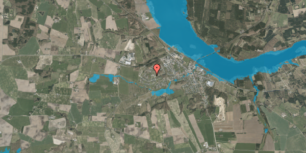 Oversvømmelsesrisiko fra vandløb på Krondyrvej 5, 8643 Ans By