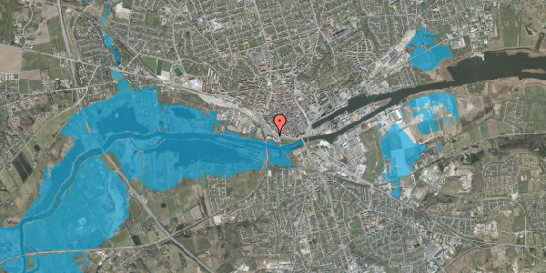 Oversvømmelsesrisiko fra vandløb på Tørvebryggen 11, 8900 Randers C