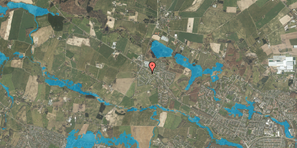 Oversvømmelsesrisiko fra vandløb på Møllestedet 18, 5270 Odense N