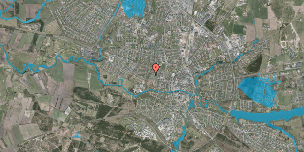 Oversvømmelsesrisiko fra vandløb på Beringsvej 19, st. 47, 7500 Holstebro
