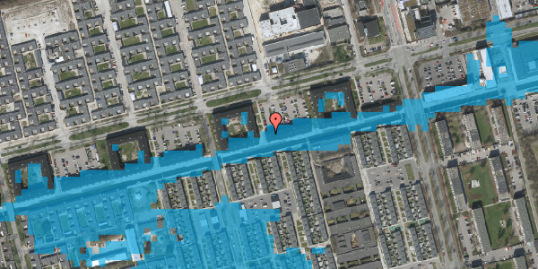 Oversvømmelsesrisiko fra vandløb på Kanalens Kvt 38, 2. th, 2620 Albertslund