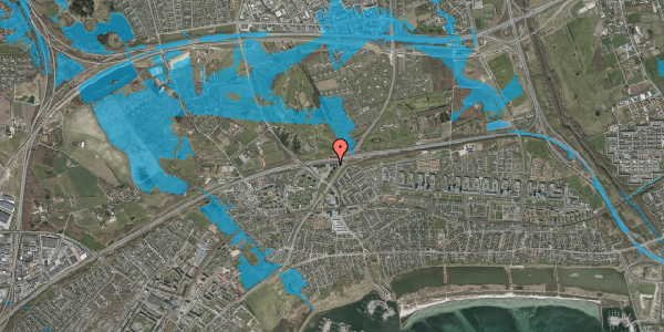 Oversvømmelsesrisiko fra vandløb på Delta Park 40, 2. 24, 2665 Vallensbæk Strand