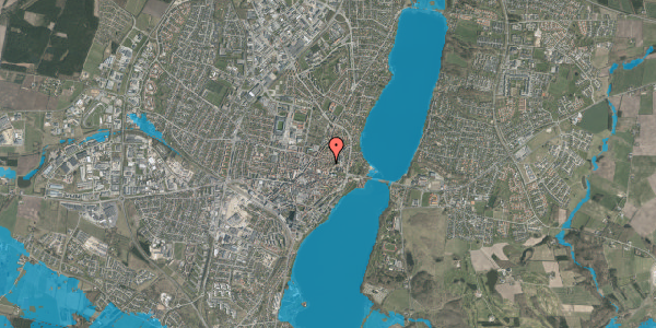 Oversvømmelsesrisiko fra vandløb på Sct. Mogens Gade 11, 8800 Viborg