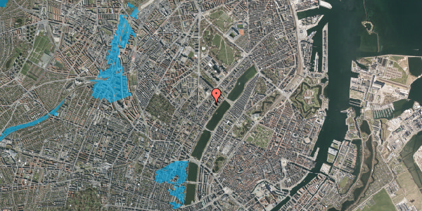 Oversvømmelsesrisiko fra vandløb på Ryesgade 9, 5. , 2200 København N