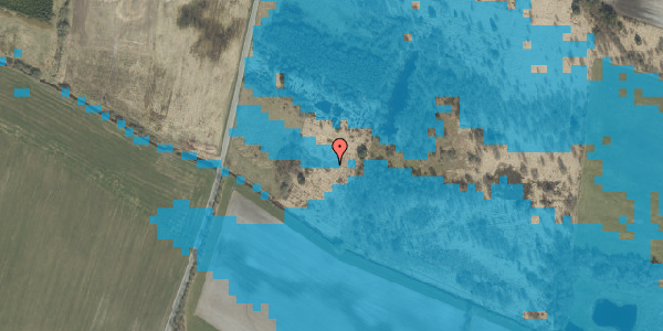 Oversvømmelsesrisiko fra vandløb på Brunbjergvej 20, 7200 Grindsted