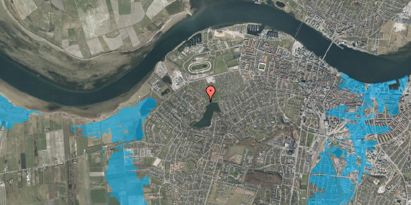 Oversvømmelsesrisiko fra vandløb på Johannesmindevej 54A, 9000 Aalborg