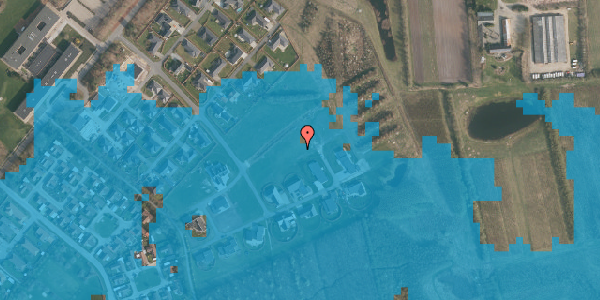 Oversvømmelsesrisiko fra vandløb på Bjerreskovparken 51, 6760 Ribe
