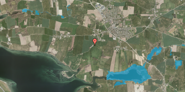 Oversvømmelsesrisiko fra vandløb på Veesbækvej 24, 6430 Nordborg