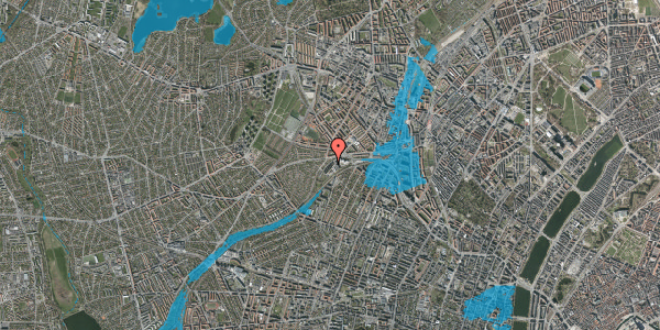 Oversvømmelsesrisiko fra vandløb på Jordbærvej 43, 2400 København NV