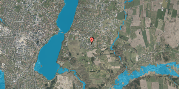 Oversvømmelsesrisiko fra vandløb på Skriversvej 7D, 8800 Viborg