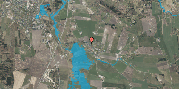 Oversvømmelsesrisiko fra vandløb på Ferslev Byvej 13C, 9230 Svenstrup J