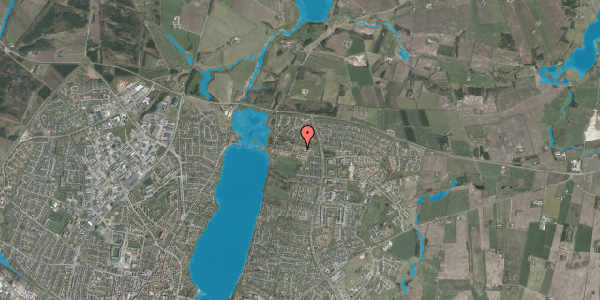 Oversvømmelsesrisiko fra vandløb på Engbakkevej 22B, 8800 Viborg
