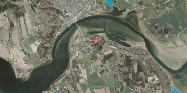 Oversvømmelsesrisiko fra vandløb på Lyngbakken 12, 9560 Hadsund