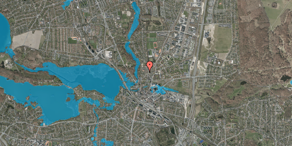 Oversvømmelsesrisiko fra vandløb på Asylgade 3, 2800 Kongens Lyngby