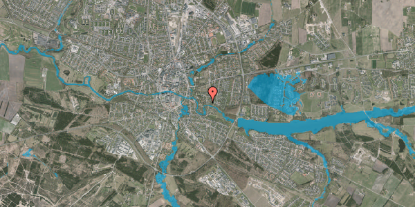 Oversvømmelsesrisiko fra vandløb på Lyngbakken 14D, 7500 Holstebro