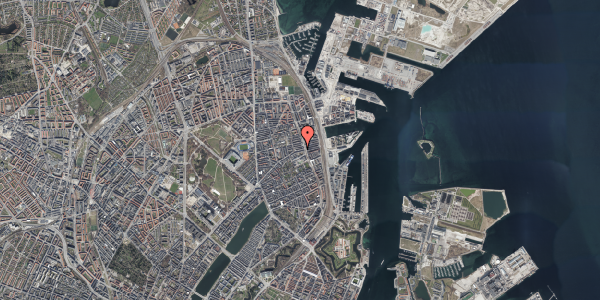 Oversvømmelsesrisiko fra vandløb på Nordre Frihavnsgade 77, 2100 København Ø
