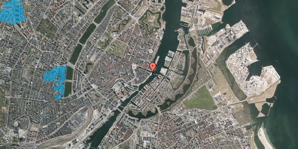 Oversvømmelsesrisiko fra vandløb på Herluf Trolles Gade 25, 1052 København K