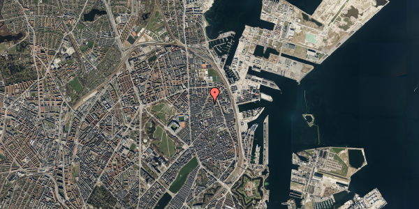Oversvømmelsesrisiko fra vandløb på Århusgade 78, 2. , 2100 København Ø