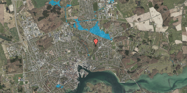 Oversvømmelsesrisiko fra vandløb på Hesteskoen 17, 5700 Svendborg