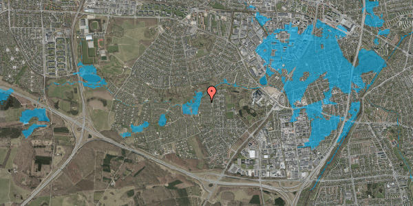 Oversvømmelsesrisiko fra vandløb på Vængedalen 716, 2600 Glostrup