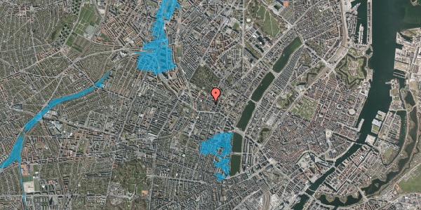 Oversvømmelsesrisiko fra vandløb på Kapelvej 46C, st. , 2200 København N