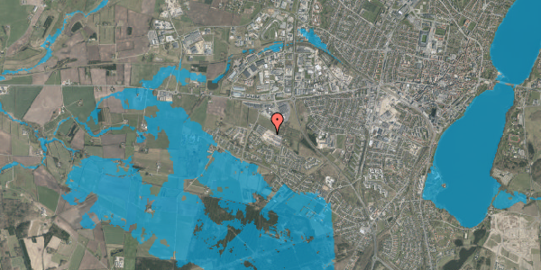 Oversvømmelsesrisiko fra vandløb på Møgelparken 119, 8800 Viborg
