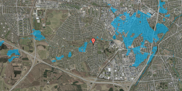 Oversvømmelsesrisiko fra vandløb på Vængedalen 806, 2600 Glostrup